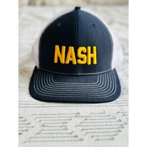 NASH Collection Neoprene NASH Trucker Navy Gold Hat